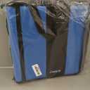 Case-it Classic Zipper Binder | 2-Inch O-Rings, 350 Sheet Capacity, Multiple Storage Pockets & Shoulder Strap | School & Office Organizer | D-251 Denim Blue