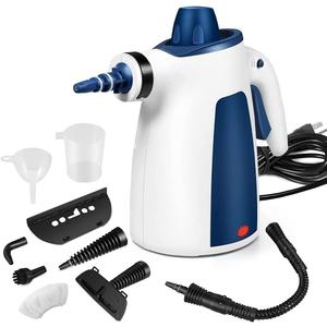 Steam Cleaner, Pressurized Handheld Steam Cleaner for Home with Safety Lock & 9 PCS Accessories, 350ML Large Water Tank Multi-Surface Steamer for Cleaning Car, Tile, Grease, Grout and Upholstery