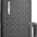 Inflatable Seat Cushion, Self Inflating Memory Foam Stadium Seat Cushion Lightweight Camping Chair Pad Airplane Cushion for Long Flights Outdoor Travel Bleacher Office Car Backpacking (Grey) (Regular, Gray-1pack)