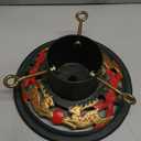 Christmas Tree Stand, for Real and Artificial Trees Metal Base with Water Reservoir, Heavy Duty Holder for 6Ft Xmas Tree,Stable and Durable Adjustable Diameter Fits Multiple Trunk Sizes