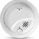First Alert Smoke Alarm, Battery-Operated Detector with Test & Silence Button, SMI100, 1-Pack