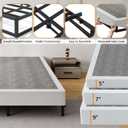 7 Inch Box Spring Twin Size Bed Base, 1500lbs Heavy Duty Twin Box Spring Metal Mattress Foundation, Tool-Free Easy Assembly, Noise Free