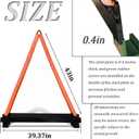 2800 lb Watercraft lift sling,43'' Watercraft Sling with Heavy duty powder-coated Steel Bracket,Polyester Sling,Suitable Capacity Jet Ski Sling,PWC,Jet Ski