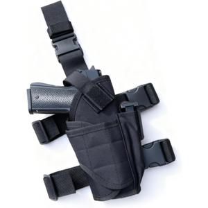 Drop Leg Pistol Holster for Right Handed, Thigh Gun Holster for Pistols, Universal Airsoft Pistol Holster for Men