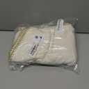 decorUhome Spring Chenille Soft Throw Pillow Covers 22x22 Set of 2, Farmhouse Velvet Neutral Decorative Euro Sham Pillow Covers with Stitched Edge for Couch Sofa Bed Home Decor, Cream White