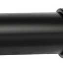 Fletrix Heavy Duty Curtain Rods for Windows 30 to 90 Inch, 1 Inch Diameter Adjustable Black Curtain Rod Set with Easy Installation and Modern Design (Black,30"-90")