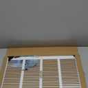 Fits 22x12 Duct Opening | Steel Return Air Grille by Handua | Vent Cover Grill for Sidewall and Ceiling | White | HVAC Cold Air Intake Grille | Outer Dimensions: 23.75"W X 13.75"