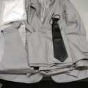 Boys Suit Kids Dress Clothes Wedding Ring Bearer Outfit Formal Wear 16Y (Gray)
