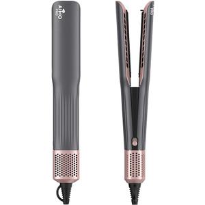 2 in 1 Wet to Dry Hair Dryer and Straightener with High Speed Airflow, Ionic Air Straight Style from Wet Hair, Rapid Heat-Up, Adjustable Temps, LCD Display, Fast Drying and Hair Straightening in One