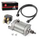 Starter Motor & Relay Compatible with Yamaha Raptor 660 660R YFM660R 2001 2002 2003 2004 2005 3SX-81890-00-00 3XF-81815-00-00 4XE-81940-12-00