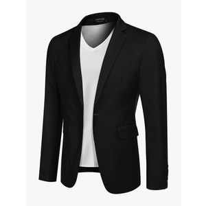 COOFANDY Mens Sport Coat Casual Blazer One Button Business Suit Jacket, Size 3XL