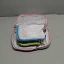 Cambond Compression Packing Cubes for Travel Women - Expandable Travel Bags Luggage Organizers Travel Essentials Compression Cubes for Travel Carry on Suitcases Organizer (4 Set, 01 Beautiful White)