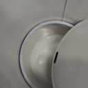 ELPHECO Bathroom Trash Can with Lid 2 Gallon Small Sensor Garbage Can, Slim Smart Trash Bin, Waterproof Automatic Wastebasket, Narrow Plastic Garbage Bin for Bathroom, Black and White