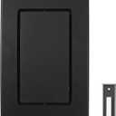 Heath Zenith Wired Mechanical Doorbell Chime Kit, 2-Melody Ding-Dong or Ding, Lighted Push Button, Black Plastic, Hardwired, 85dB, 18000204
