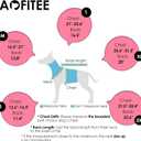 AOFITEE Dog Tuxedo for Large Dogs, Formal Dog Suit and Tie, Gentle Dogs Wedding Party Suit Bow Tie Shirt, Pet Wedding Outfit with Detachable Bowtie Collar for Christmas Halloween Dress Up, Light Pink XL