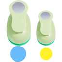 UCEC Circle Punch, 1 5/8 Inch Paper Punch, 2 Pcs Paper Punches for Crafting, Circle Hole Punch, Round Shaped Cutter for Scrapbook, Cards, DIY Albums Photos
