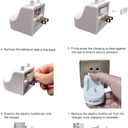 2 x Wall Charger Base Replacement for Oral B Electric Toothbrush, Foldable Wireless Outlet Charger Compatible with Oral B Braun Series IO 3 4 5 6 Pro 1000/3000/5000