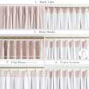WEST LAKE Pink Bailey Pinch Pleated Full Blackout Window Curtain Panels 95 Inches Length,Modern Textured Drapes for Girls Room, Farmhouse Window Treatment for Bedroom,40" Wx95 Lx2
