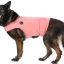 Dog Anxiety Jacket, Skin-Friendly Dog Calming Shirt - Dog Coat for Thunder, Fireworks, Vet Visits and Separation - Keep Pet Calm Without Medicine & Training, Anti Anxiety, Pink, XX-Large