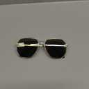 livho Trendy Polarized Aviator Sunglasses Women Men, Retro Sun Glasses for Women Men 2025, Oversized UV Protection Shades (Dark Brown/Gradient Brown)