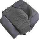 NLQR Front Driver Side Replacement Cloth Seat Cover Steel Gray Compatible with Nissan Frontier SV Crew Cab 2015 2016 2017 2018 2019 2020