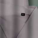 corfty Men Long Sleeve Dress Shirt - Regular Fit Stretch Free-Wrinkle Casual Button Down Shirt 4XL