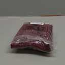 GAWAMAY Decorative Square Throw Pillow Covers 18"x18" Inch Set of 2, Super Soft Chenille Pillows Cover Fall Pillowcase for Living Room Bedroom Sofa Couch Cushion Cover Burgundy Red 45x45cm