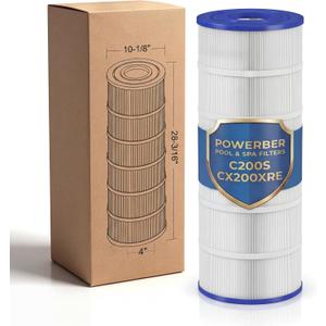 C200S Pool Filter Cartridge - Compatible with Hayward CS200e Pool Filter Cartridge C-9442, PA200S, CX200XRE, C200S Hayward Filter Cartridge, 200 Sq.Ft. 1 Pack