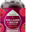 Hydrolyzed Collagen Peptides for Women with Biotin - Hair, Skin and Nails Vitamins for Elasticity, Vitality & Hydration Gummies - Naturally Sourced Biotin and Collagen for Women - 90 Count (BB: 11/2026)