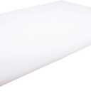 Thirteen Chefs Extra Large 24 x 18 Plastic Cutting Board - 1/2" Thick White HDPE for Restaurants and Professional Kitchens