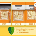 FoodSaver Everyday Vacuum Sealer with Precut Bags: Best Food Vacuum Packer, White, Spot Clean