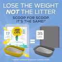 Purina Tidy Cats LightWeightFree and Clean Unscented, Multi-Cat, Clumping, 99.9 Percent Dust Free Cat Litter - 17 lb. Box