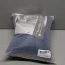 NEXHOME PRO Duvet Cover Set 100% Washed Cotton Oversized Queen 98"x98", Organic Natural Linen Look Textured 3 Pieces Bedding Set Royal Navy Klein Blue with Zipper Closure, Soft (No Comforter)