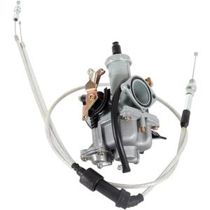 PZ30 30mm Carburetor Motorcycle VM26 30mm Carb with Dual Throttle Cable Accelerating Pump Racing 200cc 250cc for Keihin ABM IRBIS TTR 250 110CC 125CC Dirt Pit Bike ATV Quad Taotao Hawk SunL