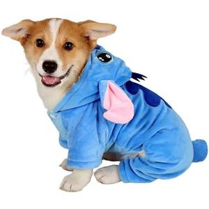 Fashion Dog Costumes, Pet Outfit, Pet Pajamas Clothes Warm Hoodie Coat for Any Party Halloween Christmas Small