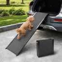 Dog Stairs,62.9" L x 17.3" W Dog Ramp for Small to Large Dogs,Portable Folding Pet Stairs/Steps with Handle,Lightweight Non-Slip Pet Ramp for Car,SUV,Truck,Bed & Couch,Up to 150LBS