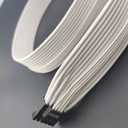 2 x PCIe 5.0 Cable, 16AWG ATX 3.0 12VHPWR PCIE Cable, 600W Male to Male 16 (12+4) Pin PCIE5 Cable for RTX 4090TI, 4080TI, 3090TI, Compatible for MSI, Gigabyte, GameMax, Thermaltake Power Supply, White