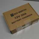 ECO-WORTHY 12V 20A Lithium Battery Charger 14.6V LiFePO4 Battery Charger with Anderson Connector Automatic Smart & Maintenance for Deep Cycle Rechargeable Battery Boat RV