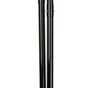 Carlisle FoodService Products Duo-Pan Lobby Broom and Dustpan Set  36" Upright Broom with 2-Piece Handle and Pivoting Pan  Compact Commercial Floor Tool for Tight Spaces, Black