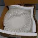 LE HOME DECOR Marble Ruffle Bowl (9 Inches) - Scallop, Fluted, Decorative, Jewelry, Fruit Bowl for Gift, Housewarming