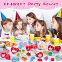 Budbof 28 Packs Valentines Day Gifts For Kids, Cute Mochi Squishy Toys and Valentines Cards with Hearts Box for School Boys Girls Exchange Gifts Classroom Prizes Valentine Party Favors