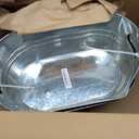 4Pcs 4 Gallon Galvanized Ice Bucket Large Galvanized Tub with Scoops Ice Bucket for Parties Mimosa Bar Supplies with Carry Handles Metal Beverage Tub for Champagne Cocktails Beer Drink Wine