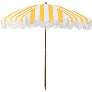Rayjee 6.5FT Outdoor Patio Umbrella with Fringe, Boho Beach Umbrella