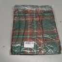 Winter Checkered Scarf for Women, Soft Feel Plaid Womens Scarfs with Fringe, Green Red Long Blanket Scarf