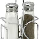 Salt and Pepper Shaker Set with Rack