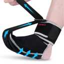 Plantar Fasciitis Night Splint Sock, Adjustable Plantar Fasciitis Brace for Foot Drop, Achilles Tendonitis, Heel Spur, Pain Relief, Black(Medium)