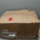 RUGSREAL 10x13 Large Living Room Rug Braided Print Boho Accent Throw Carpet Farmhouse Rustic Rug with Rubber Backing Geometric Bordered Area Rug Bohemian Carpet for Bedroom Home Decor Office, Camel