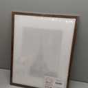 upsimples 16x20 Picture Frame, Display Pictures 11x14 with Mat or 16 x 20 Without, Wall Hanging Poster Frame, Brown, 1 Pack