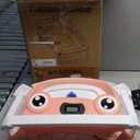 Baby Bathtub, Collapsible Newborn Bathtub for Infant to Toddler 0-24 Months with Soft Cushion and Thermometer,Portable Travel Newborn Tub with No-Slip Feet, Baby Shower Gifts,Pink