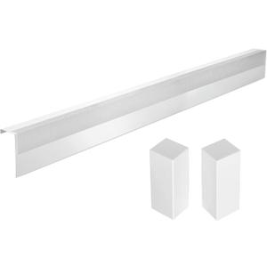 2 FT Baseboard Heater Cover with Left and Right Endcaps